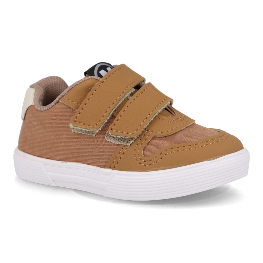 Molekinho Tenis 2136-173-26281-76941 Caramelo-Branco Off Sint_4__
